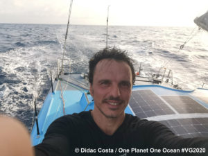 Didac Costa en el tramo final de la Vendée Globe!