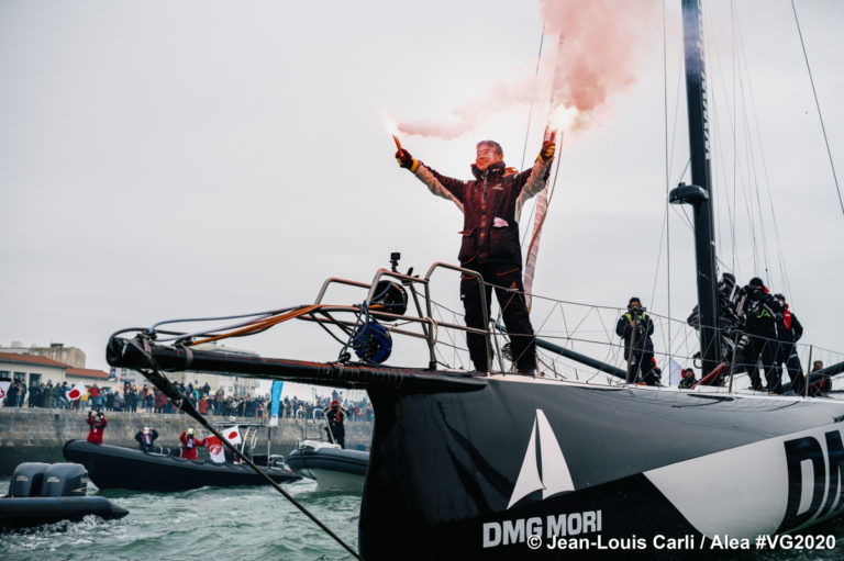Vendée Globe Llegada de Kojiro Shiraishi